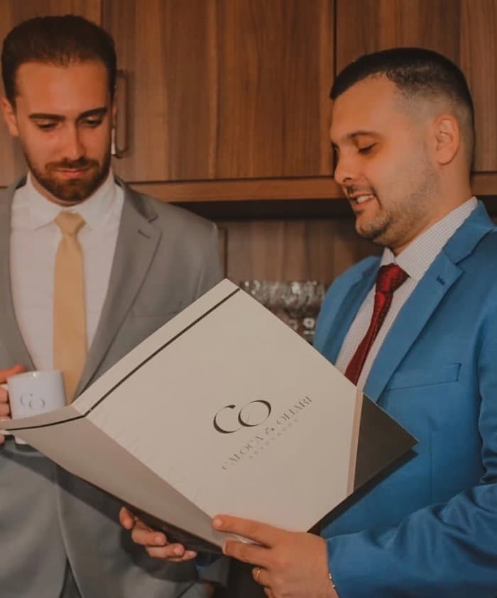 Advogados do escritório Caloca & Oliari Advocacia